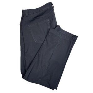 Lululemon ABC Pants Men 38X30 Black Technical Stretch Trousers